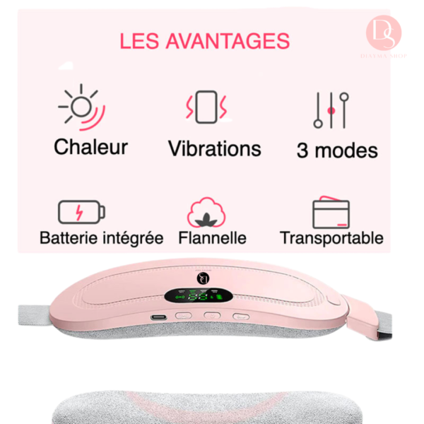 Ceinture chauffante menstruelle et dorsale